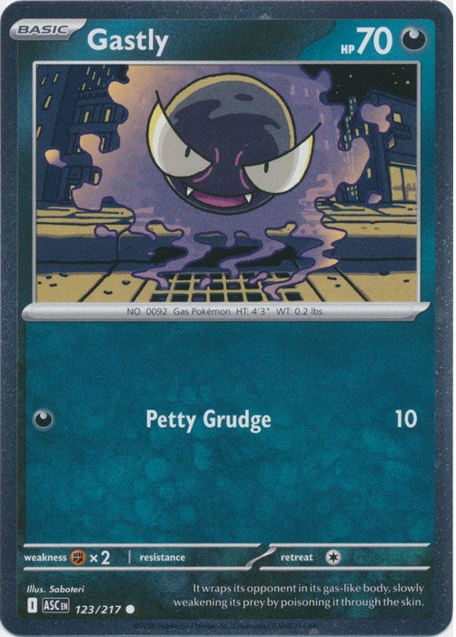 Gastly Ascended heroes 123/217 NM